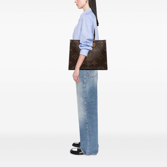 Pre-Loved Louis Vuitton Monogram Reverse Giant OnTheGo GM - Picture 11 of 12